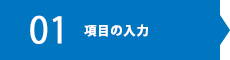 01 項目の入力