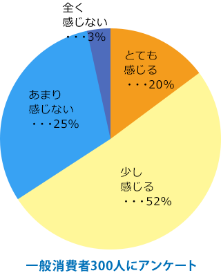 一般消費者300人のアンケート結果